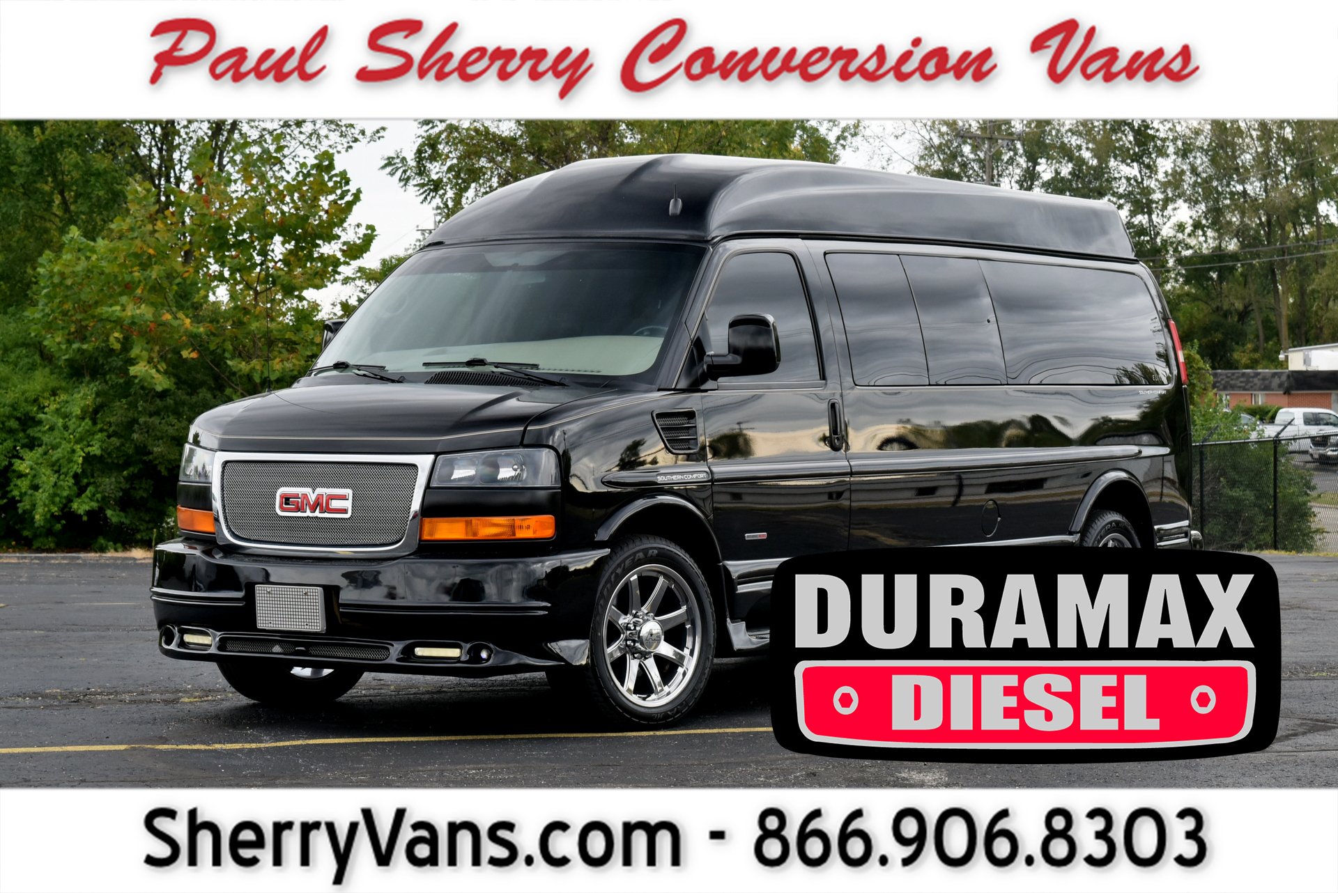 2014 GMC Conversion Van Southern Comfort 9 Passenger CP16126T Paul Sherry Chrysler Dodge Jeep RAMPaul Sherry Chrysler Dodge Jeep RAM