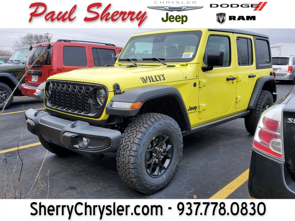 2024 Jeep Wrangler Unlimited Willys 31126T Paul Sherry Chrysler